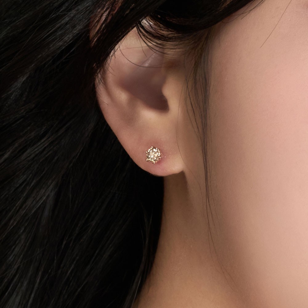 3부 꼬냑 귀걸이 6프롱 요약정보 및 구매