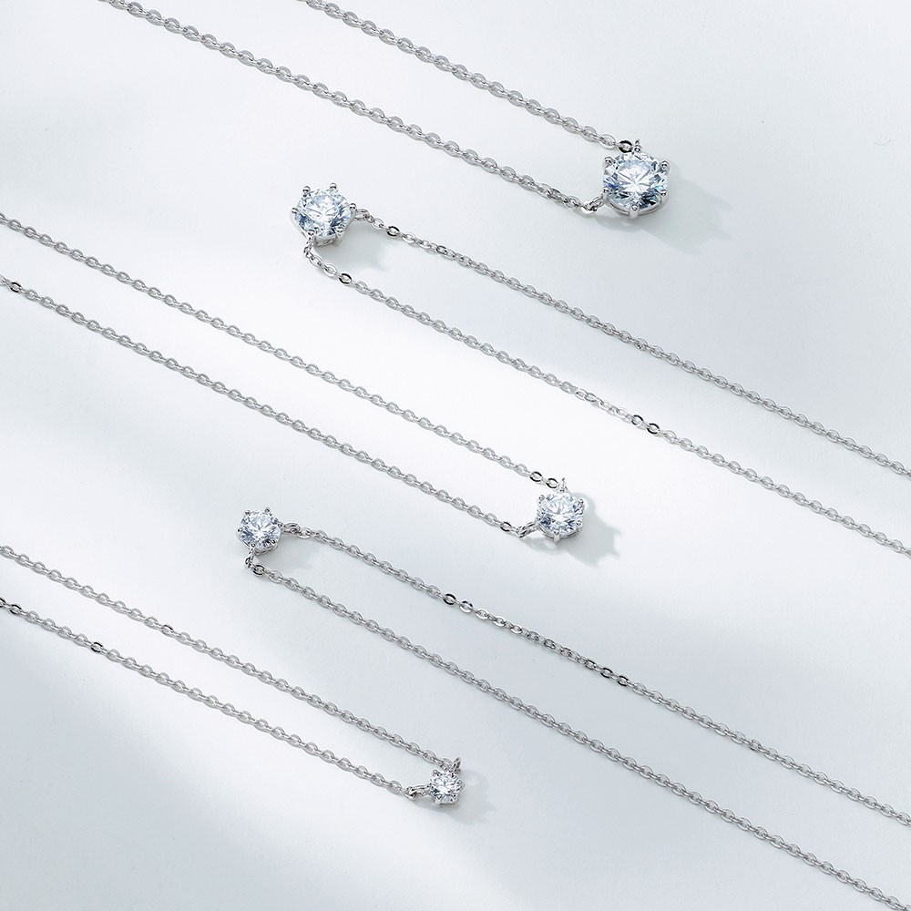 1캐럿 모이사나이트 목걸이 6프롱요약정보 및 구매