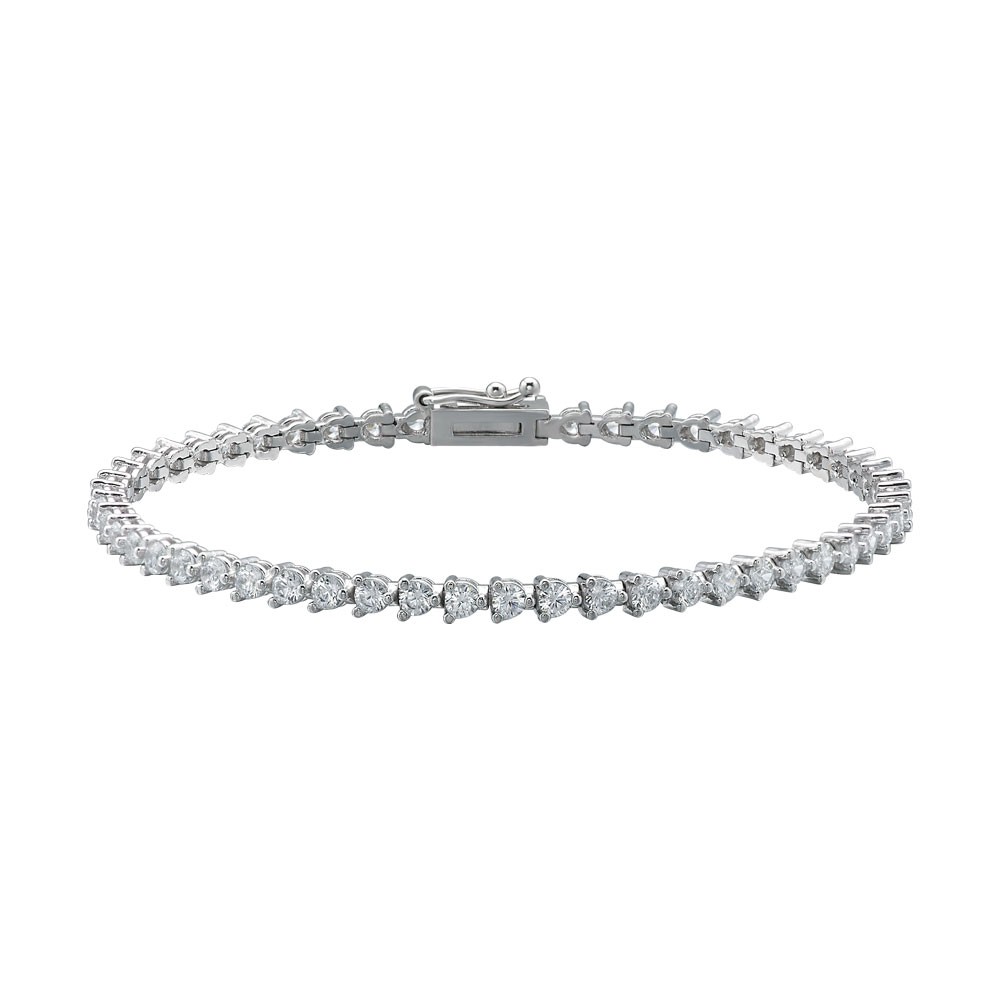 모이사나이트 다이아몬드 테니스 팔찌 3발 2.5mm (중) 요약정보 및 구매