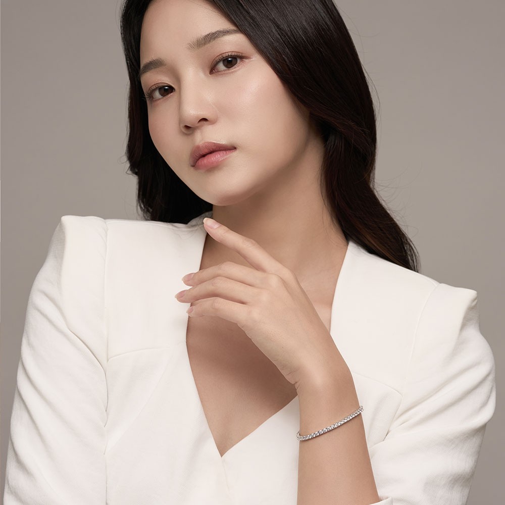 모이사나이트 다이아몬드 테니스 팔찌 4발 3.0mm (대)요약정보 및 구매