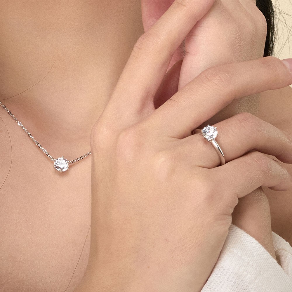 1캐럿 랩 다이아몬드 반지 6프롱 요약정보 및 구매