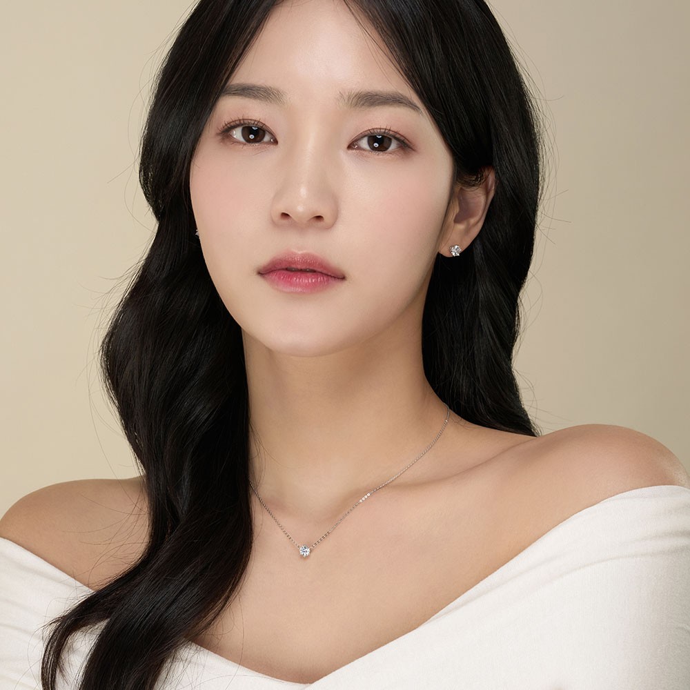 5부 랩 다이아몬드 목걸이 6프롱 요약정보 및 구매