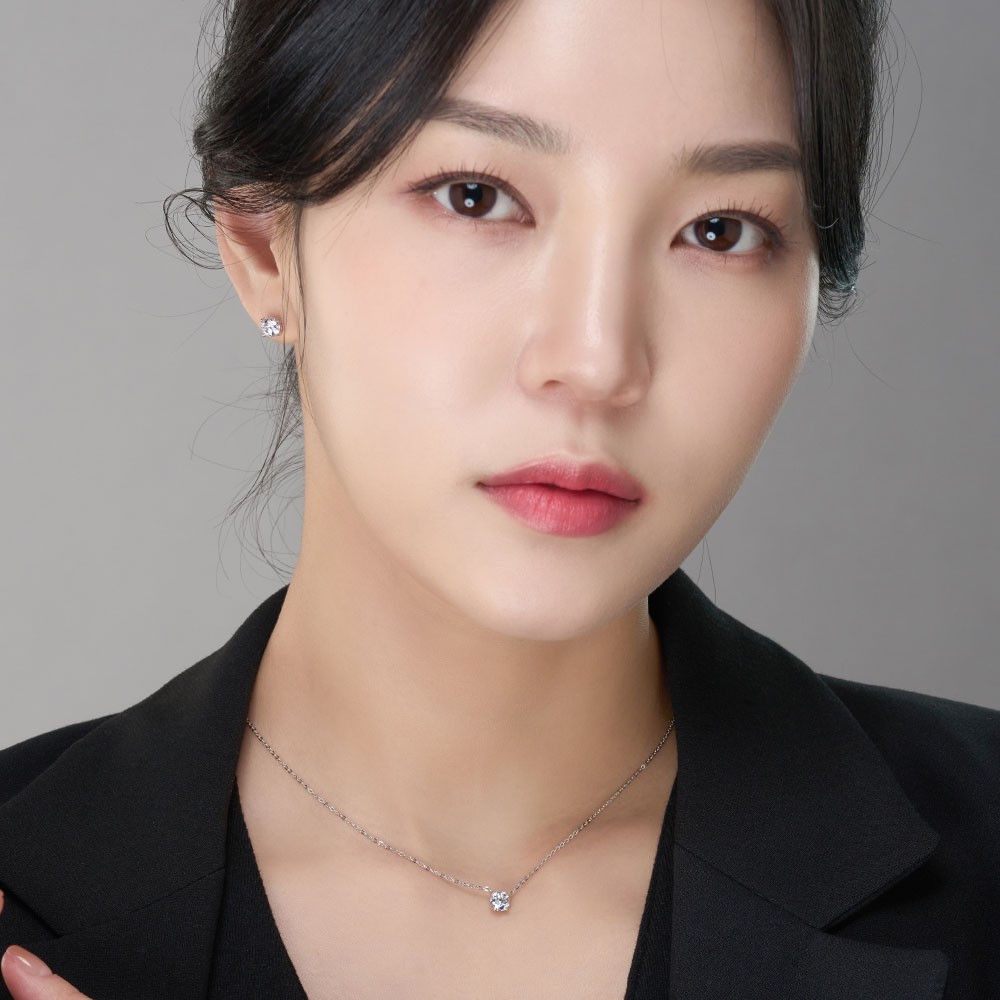 5부 랩 다이아몬드 귀걸이 4프롱 요약정보 및 구매