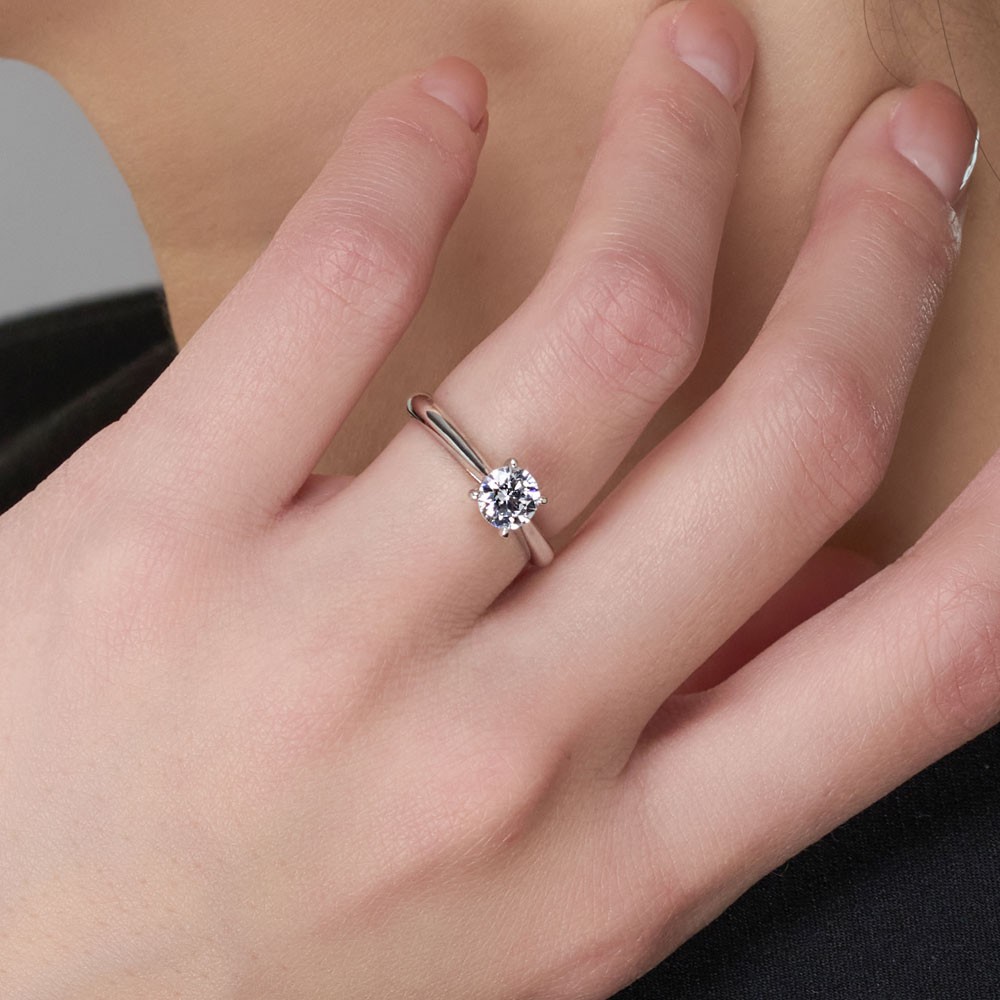 5부 랩 다이아몬드 반지 4프롱 요약정보 및 구매