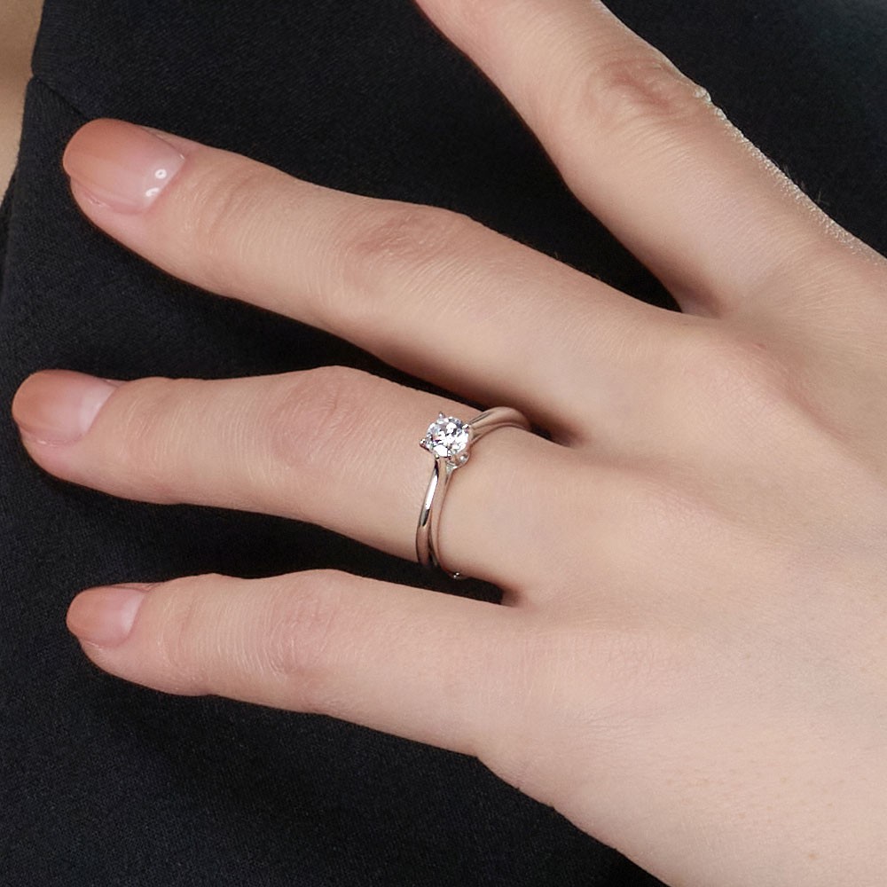 3부 랩 다이아몬드 반지 4프롱 요약정보 및 구매