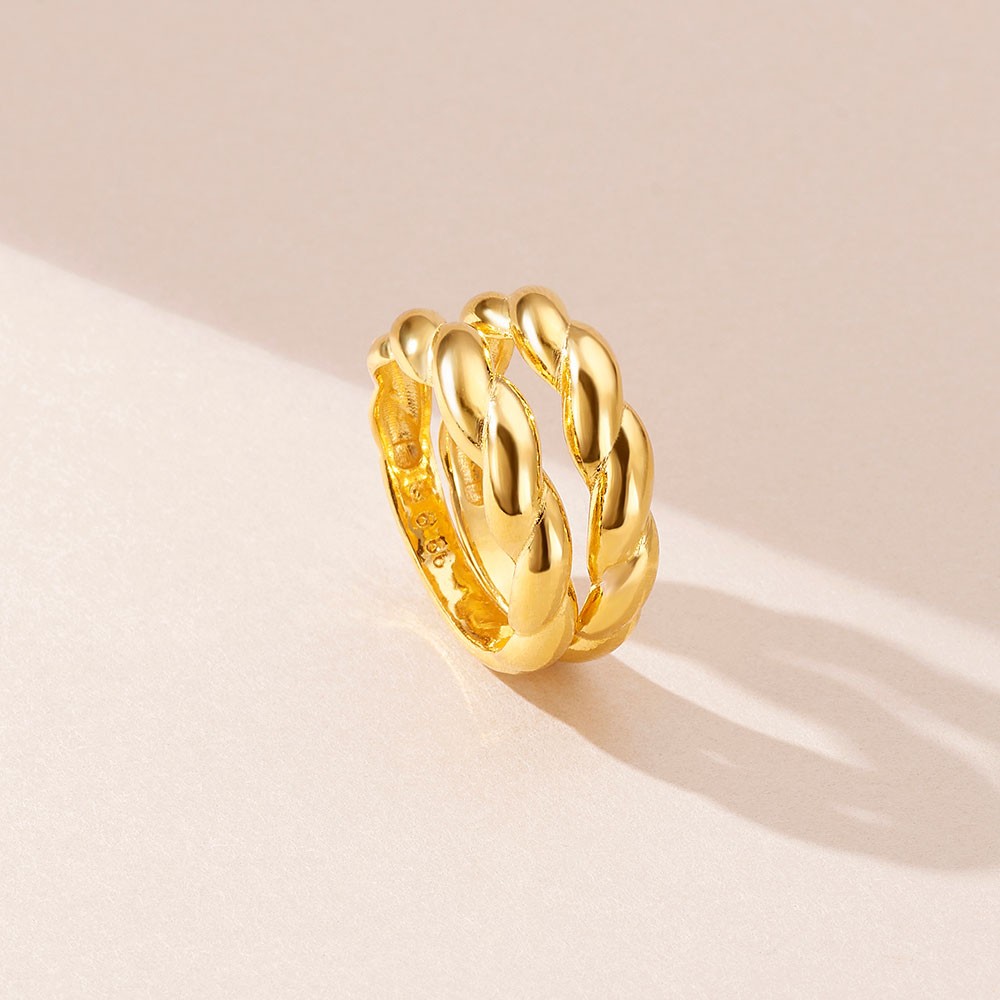 크루아상 쌍가락지 반지 요약정보 및 구매