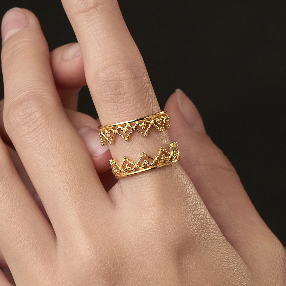 하트 볼 왕관 쌍가락지 요약정보 및 구매