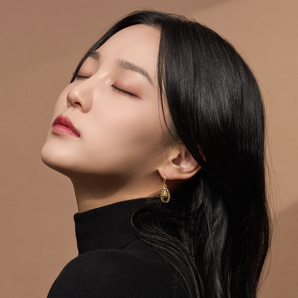 물방울 볼 컷팅 원터치 귀걸이 요약정보 및 구매