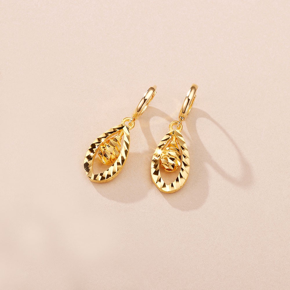 물방울 볼 컷팅 원터치 귀걸이 요약정보 및 구매