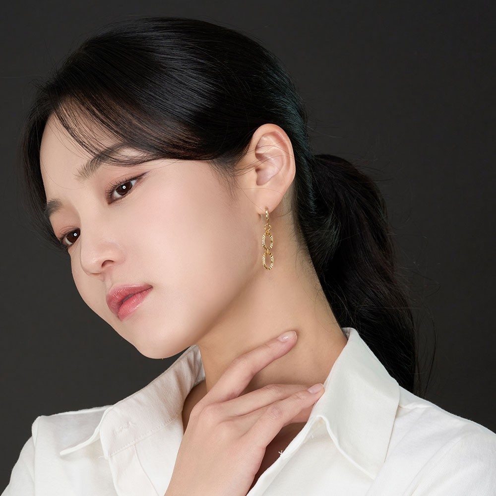 반짝 더블 라운드 원터치 귀걸이 요약정보 및 구매