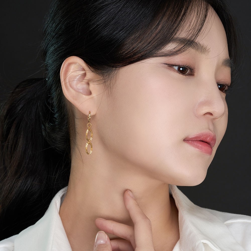 반짝 더블 라운드 원터치 귀걸이 요약정보 및 구매