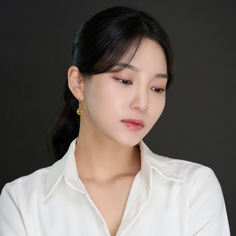 반짝 써클 꽃 원터치 귀걸이요약정보 및 구매