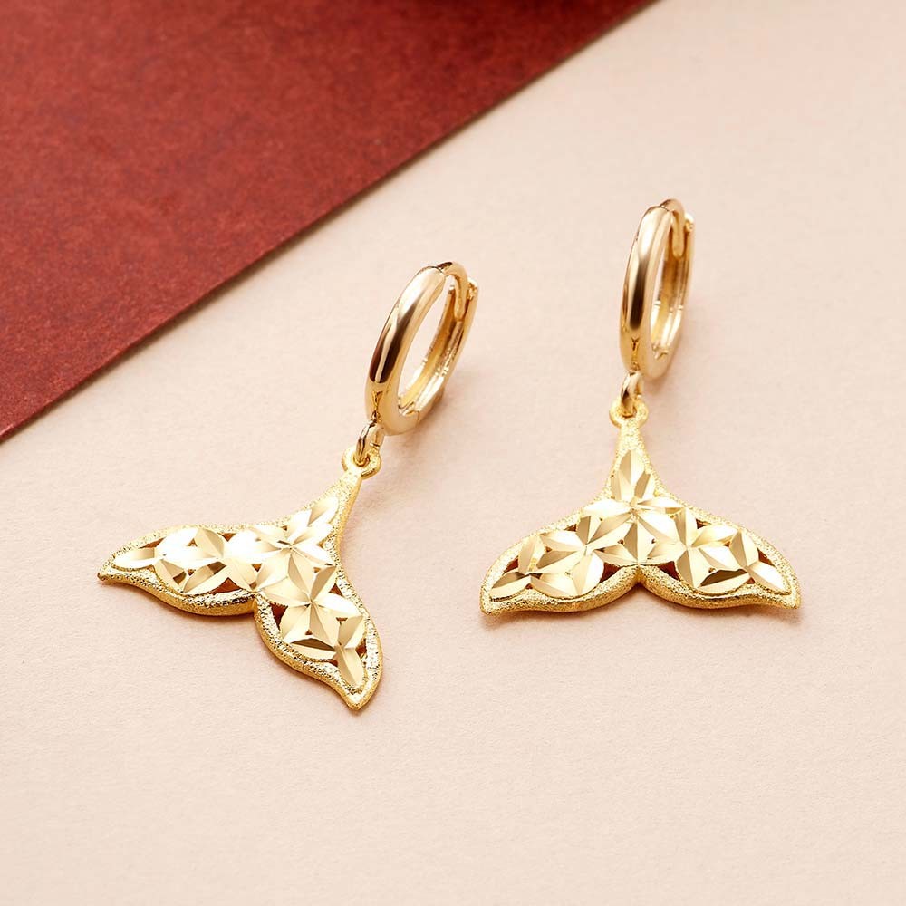 컷팅 돌고래 꼬리 원터치 귀걸이 요약정보 및 구매