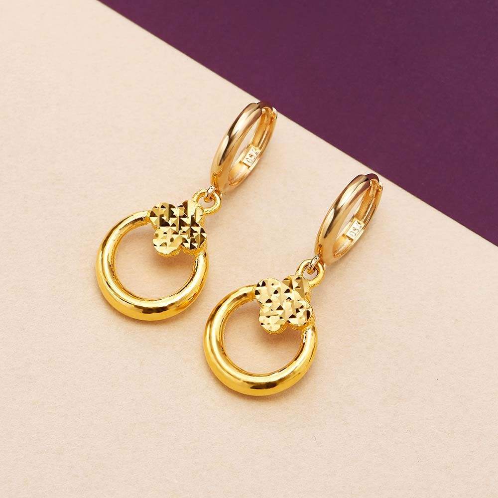 플라워 라운드 원터치 귀걸이 요약정보 및 구매