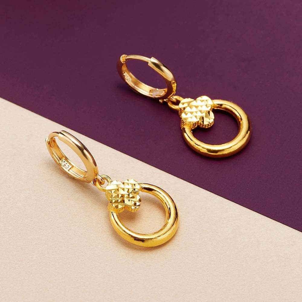 플라워 라운드 원터치 귀걸이 요약정보 및 구매