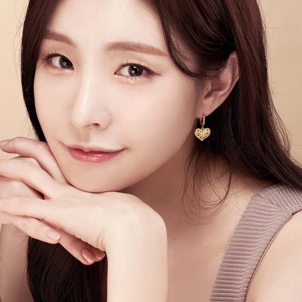 하트 컷팅 링 귀걸이 요약정보 및 구매