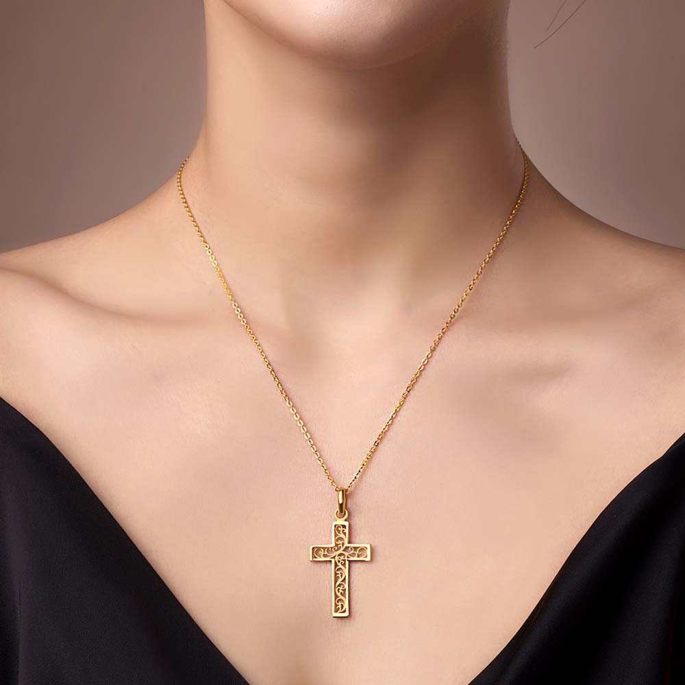 꽃 십자가 목걸이 요약정보 및 구매