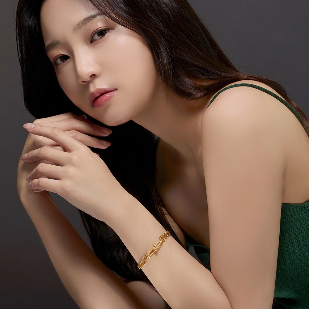 더블 클립 체인 팔찌 요약정보 및 구매