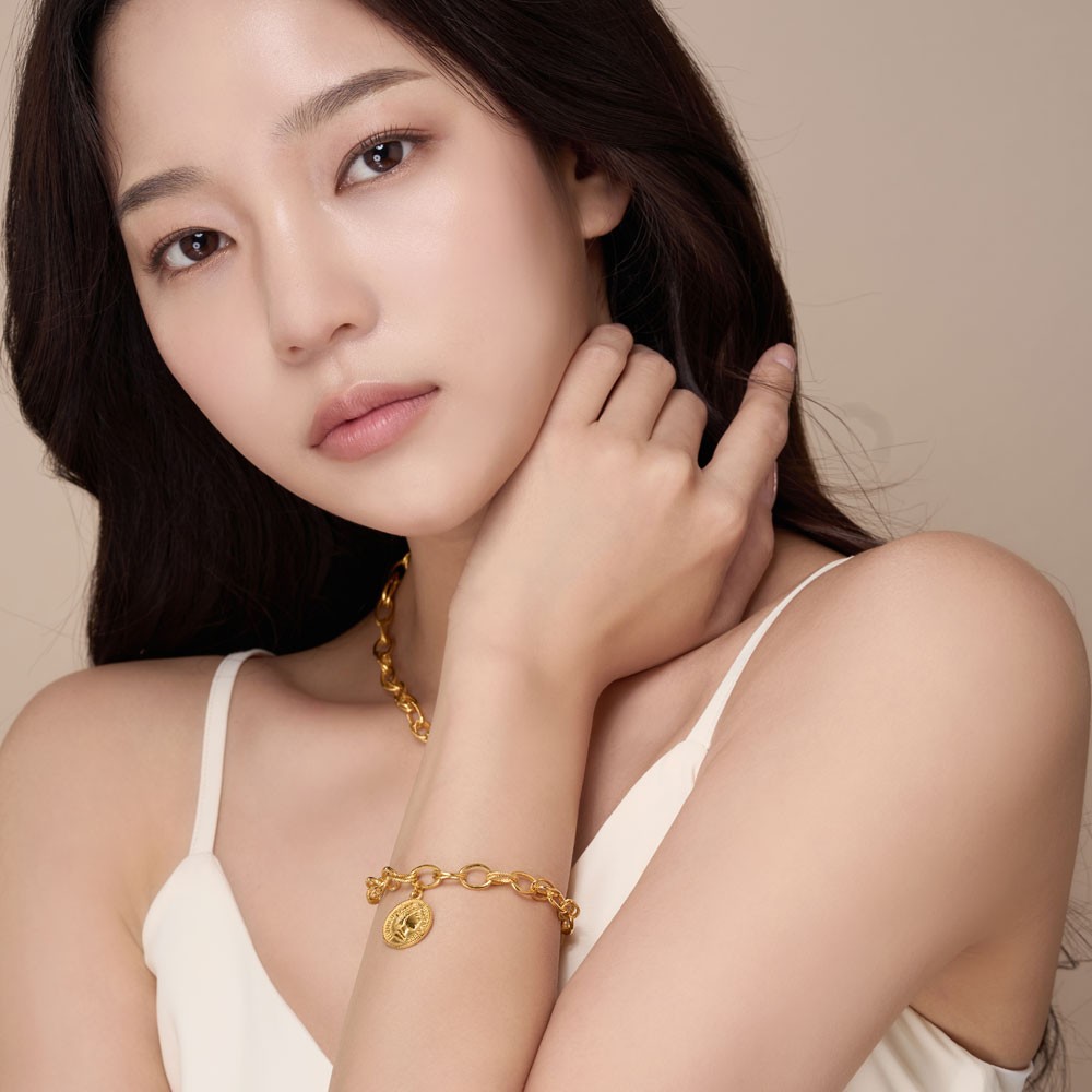볼드 더블 체인 코인 팔찌 요약정보 및 구매