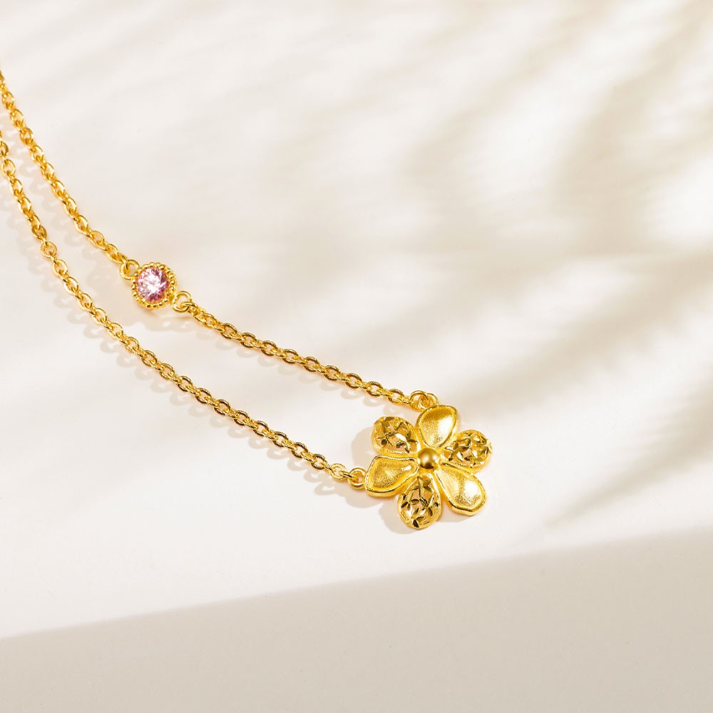 포인트 큐빅 꽃 목걸이 요약정보 및 구매