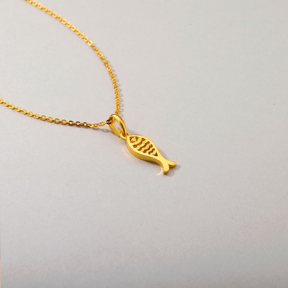 웨이브 물고기 펜던트 목걸이 요약정보 및 구매