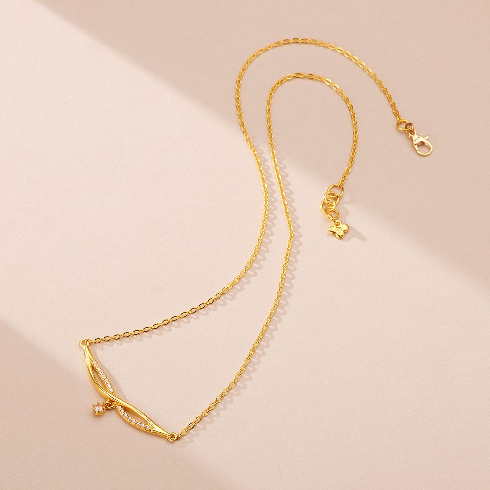 크로스 꼬임 보석 목걸이 요약정보 및 구매