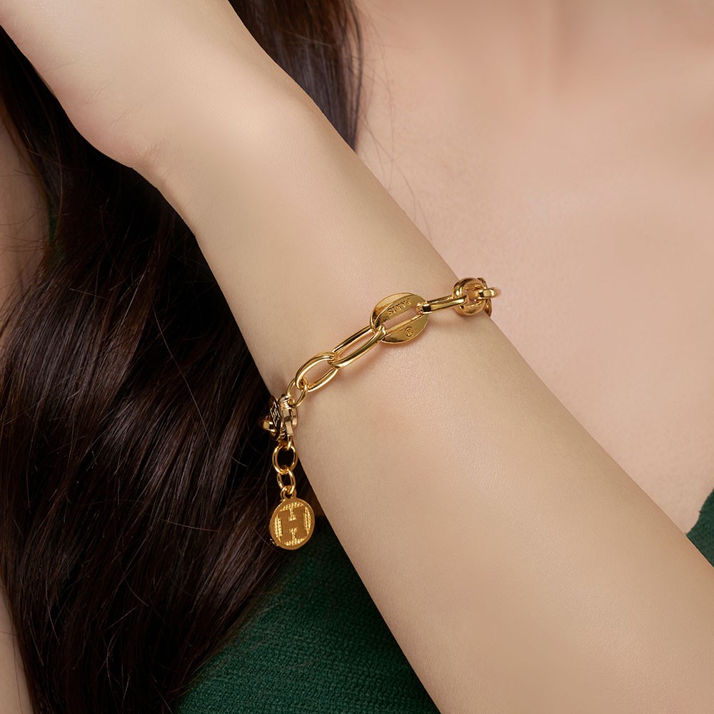 H 코인 라운드 클립 체인 팔찌 요약정보 및 구매