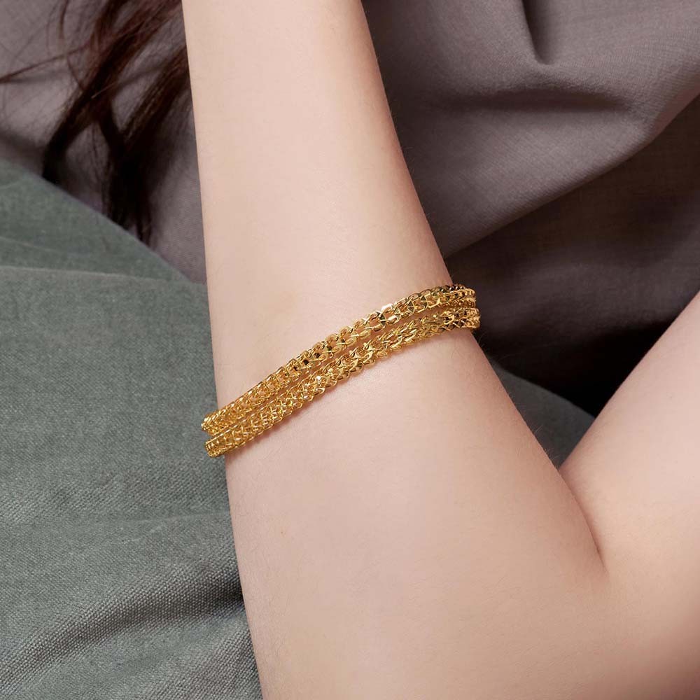 두줄 벌집 체인 팔찌 요약정보 및 구매