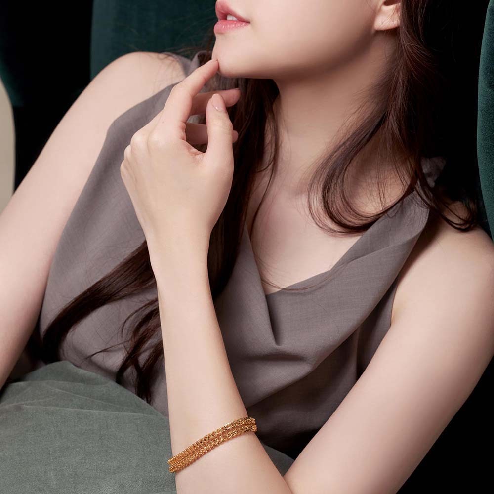 두줄 벌집 체인 팔찌 요약정보 및 구매