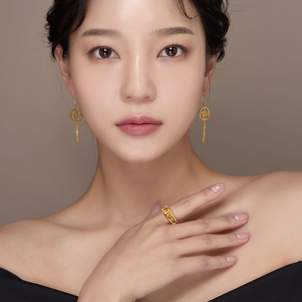 볼드 링 꼬임 콤비 반지 요약정보 및 구매