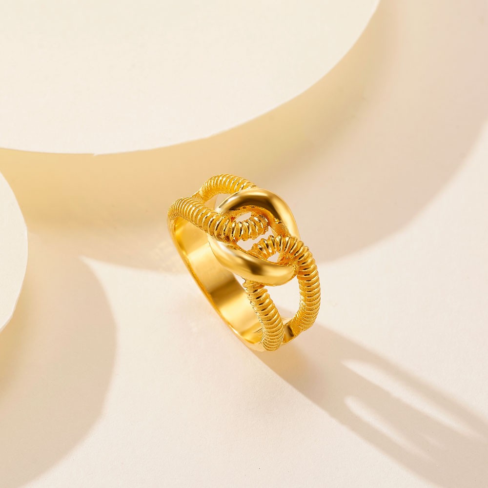 볼드 링 꼬임 콤비 반지 요약정보 및 구매