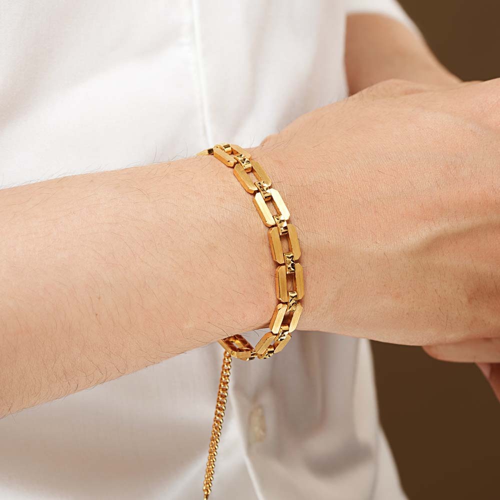 무광 사각 체인 팔찌 요약정보 및 구매