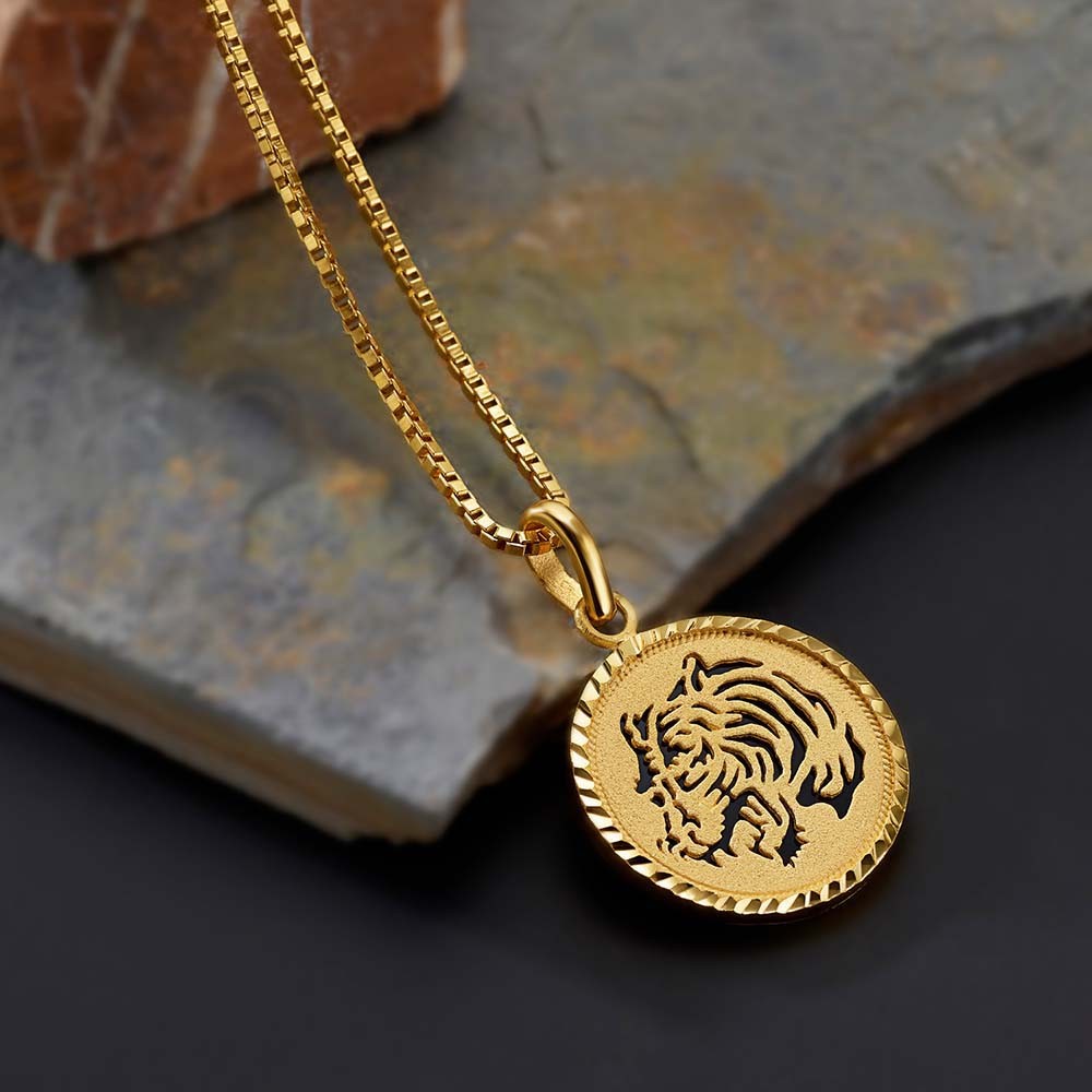 블랙 호랑이 메달 목걸이 요약정보 및 구매