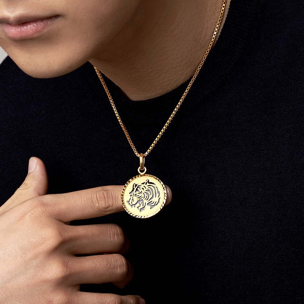 블랙 호랑이 메달 목걸이 요약정보 및 구매