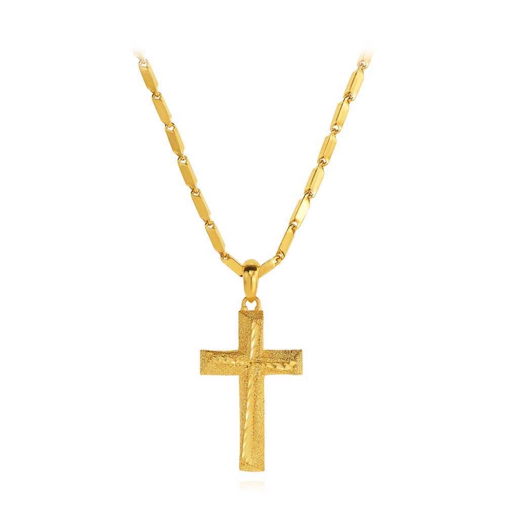 사선 컷 십자가 메달 목걸이 요약정보 및 구매