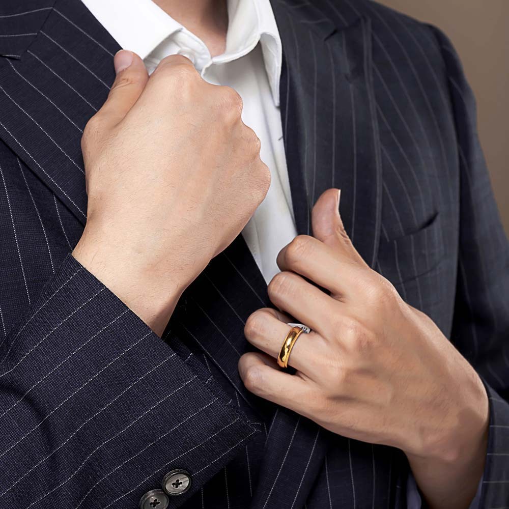 라인 톱니 남자 반지 요약정보 및 구매