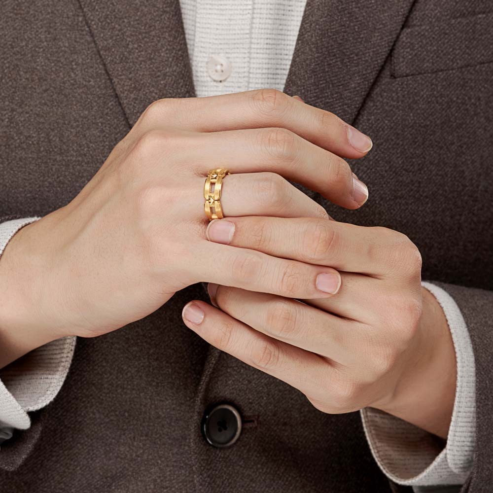 볼드 체인 남자 반지 요약정보 및 구매