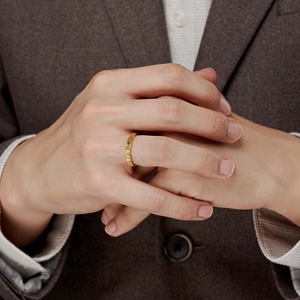 볼륨 스퀘어 남자 반지 요약정보 및 구매