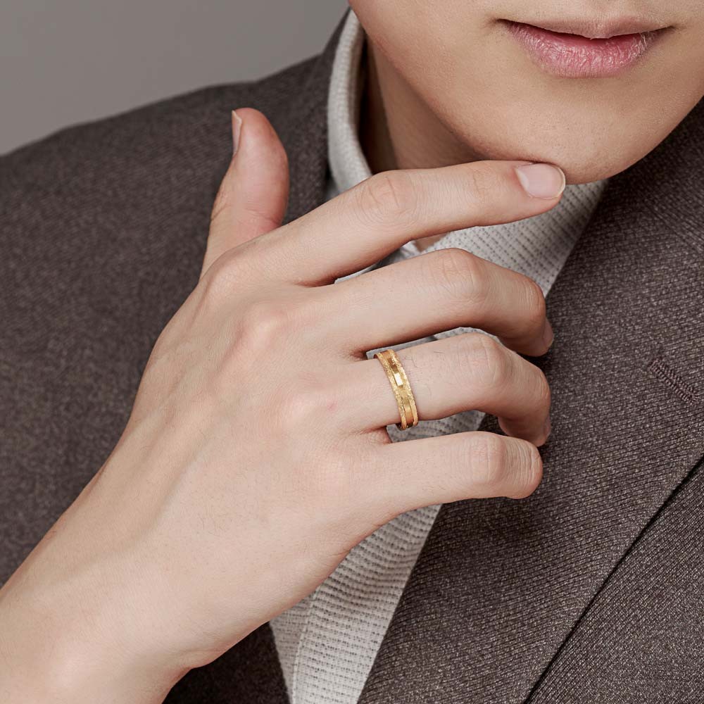 샌딩 라운드 남자 반지 요약정보 및 구매