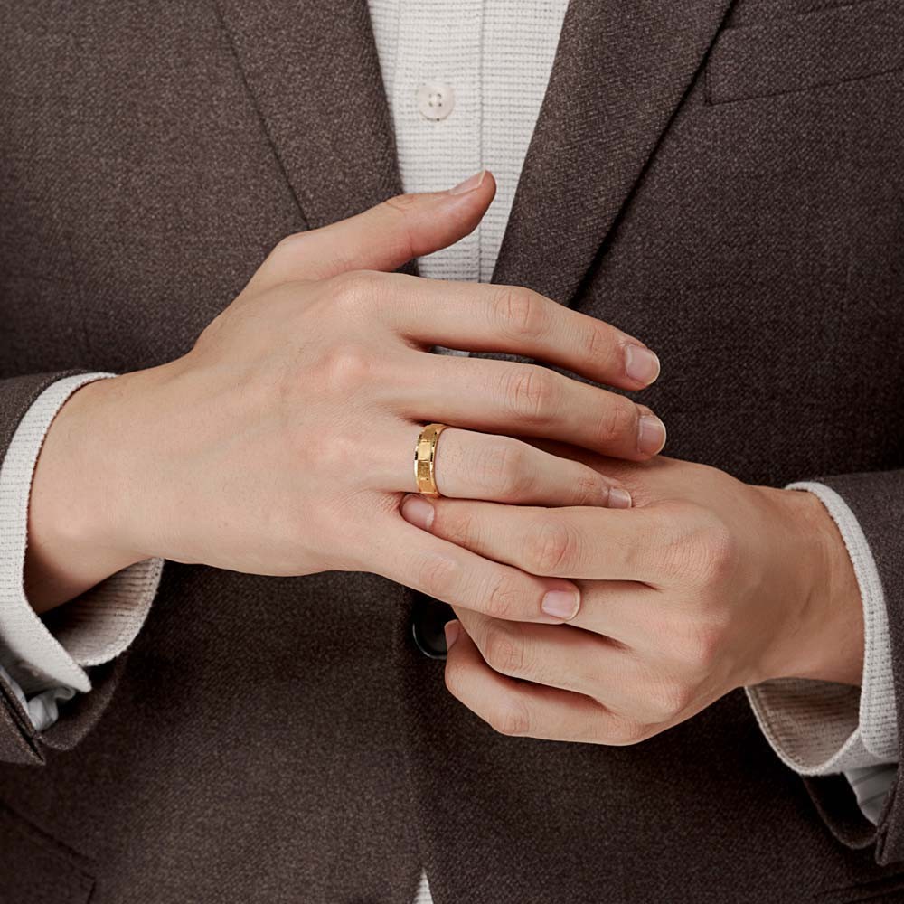 심플 스퀘어 남자 반지 요약정보 및 구매