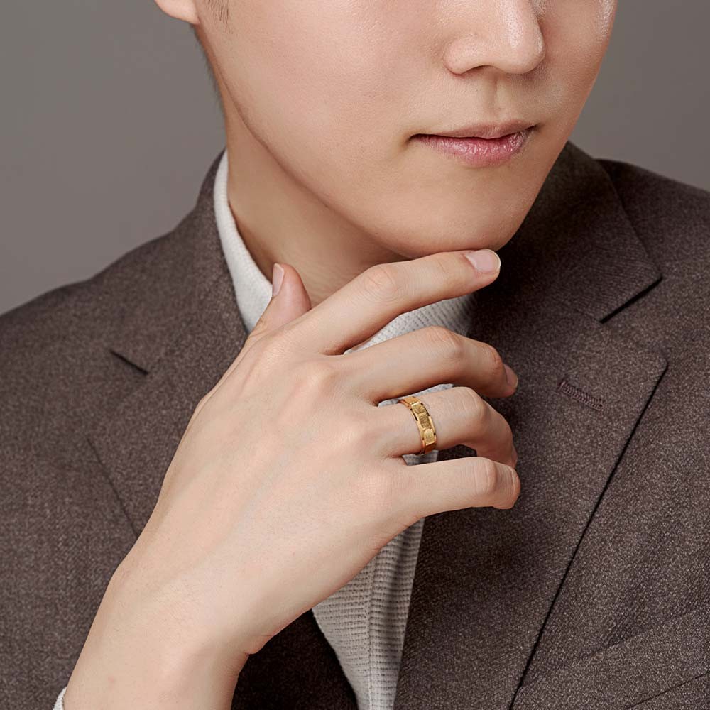 심플 스퀘어 남자 반지 요약정보 및 구매