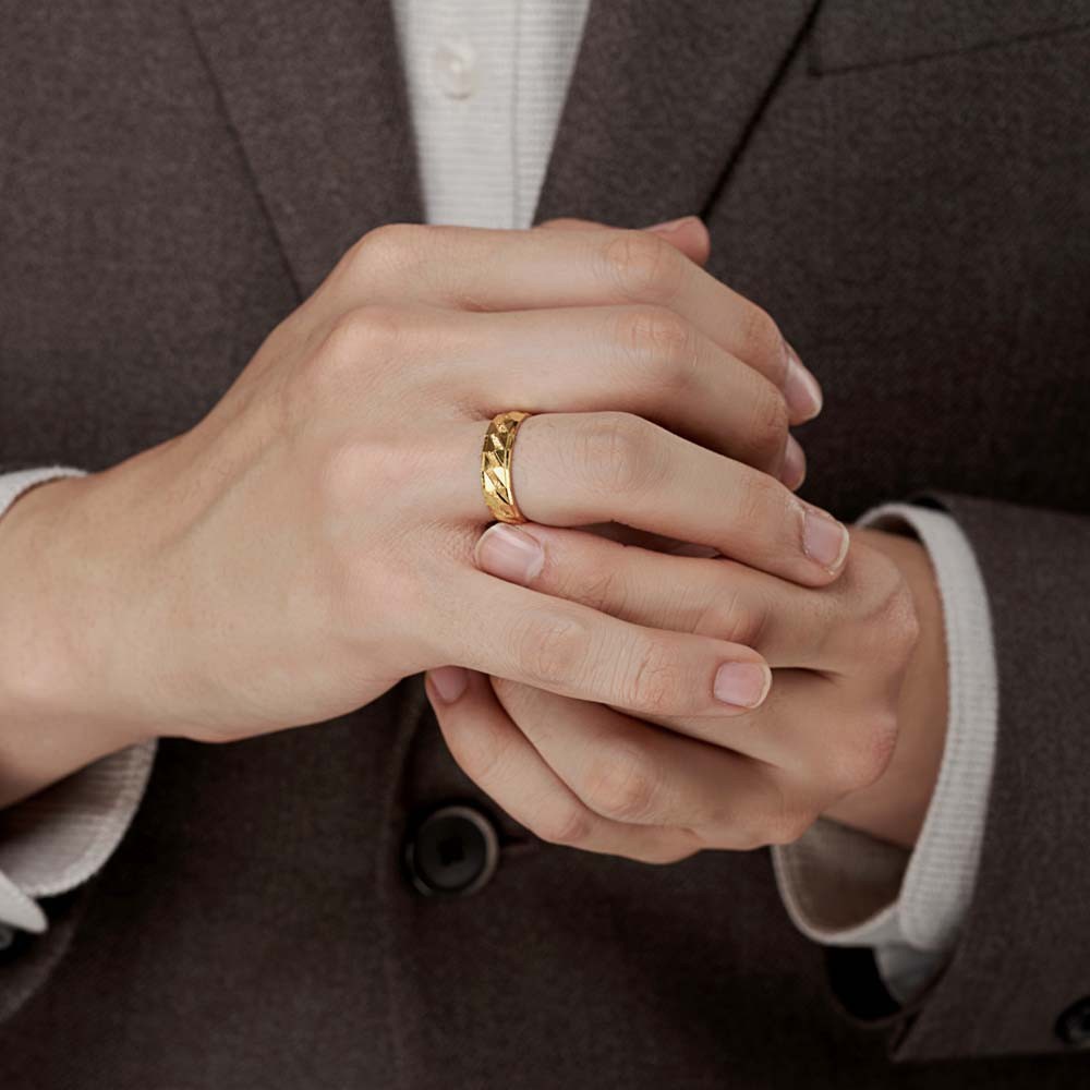 사선 삼각 남자 반지 요약정보 및 구매