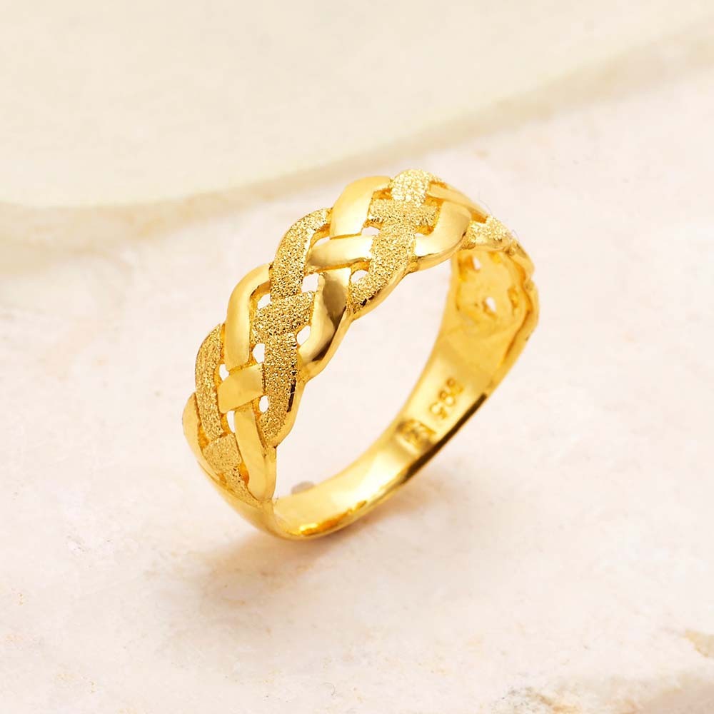 꼬임 샌딩 남자 반지 요약정보 및 구매