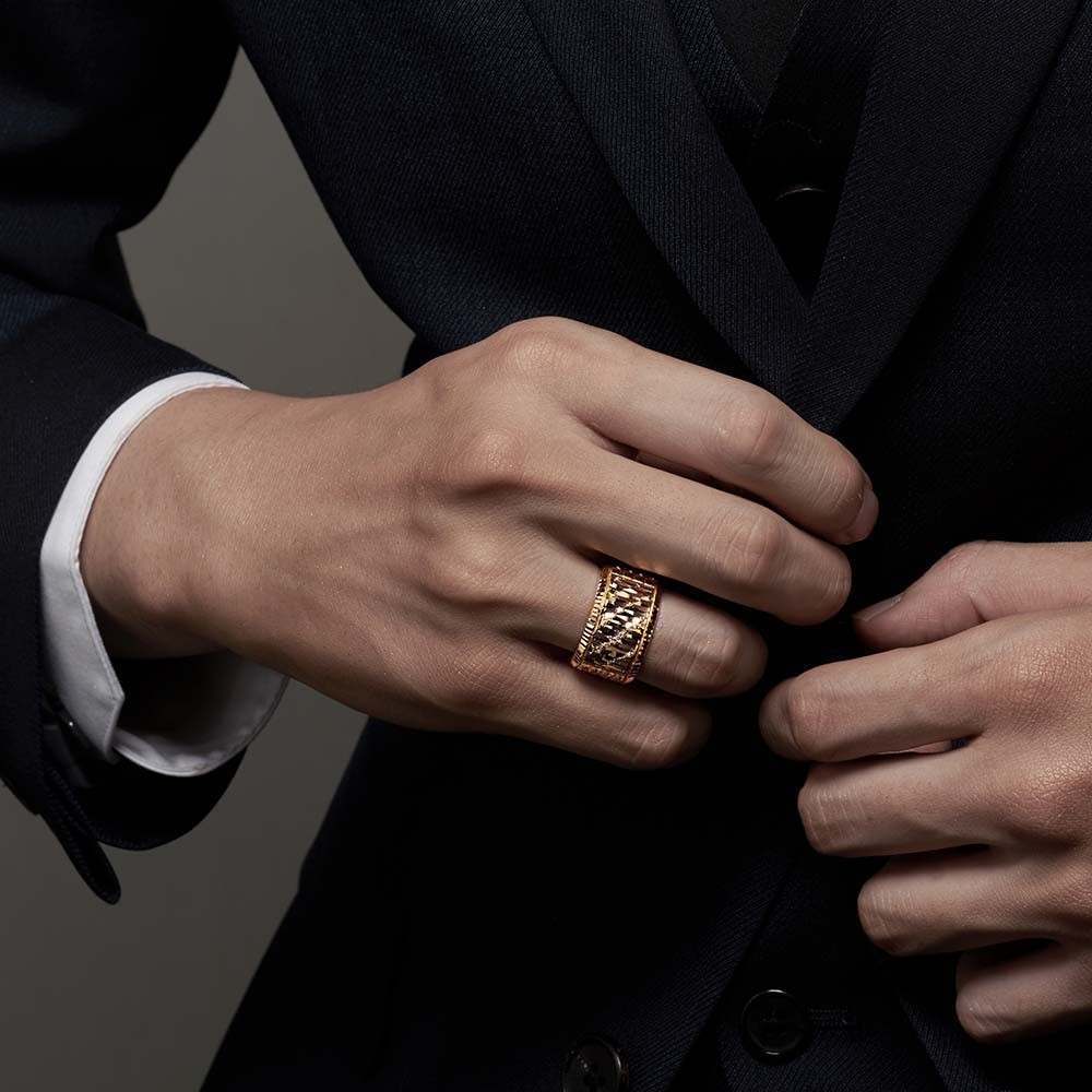 사선 컷 콤비 반지 요약정보 및 구매