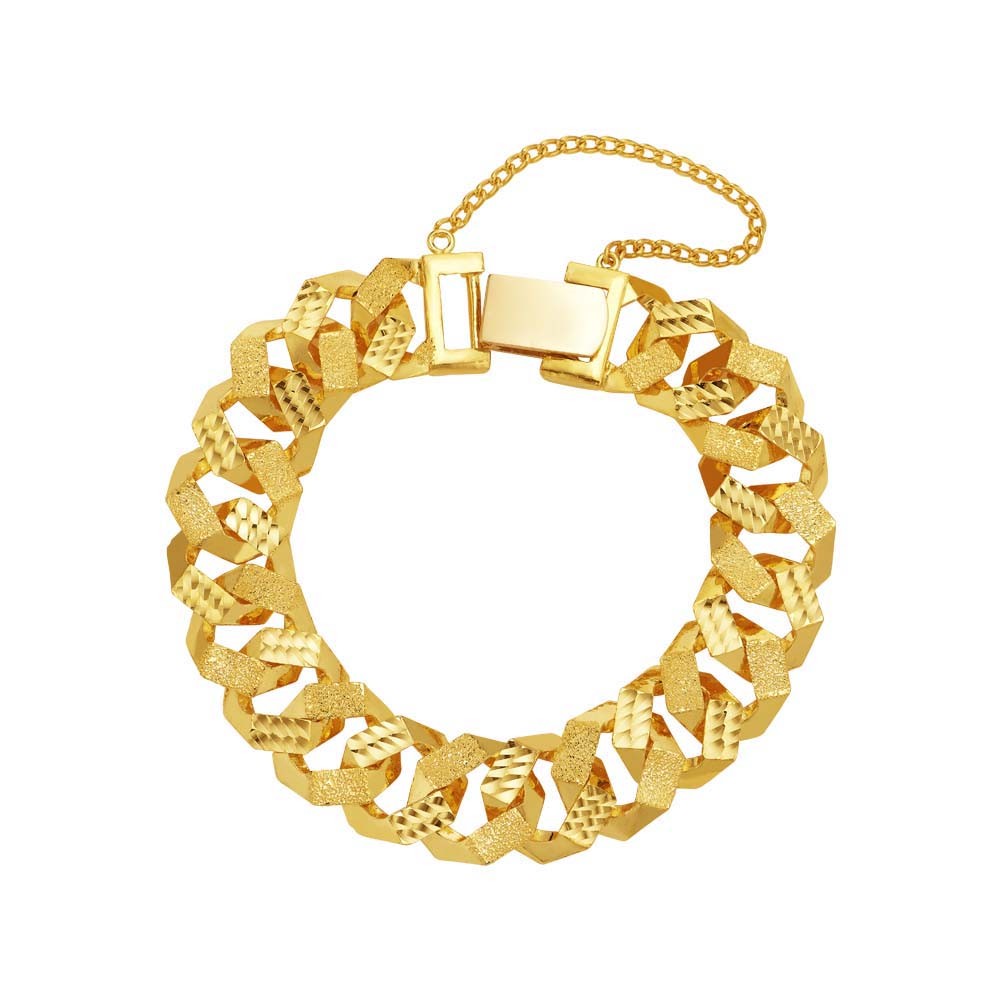 반 할로우 팔각 콤비 체인 팔찌 요약정보 및 구매