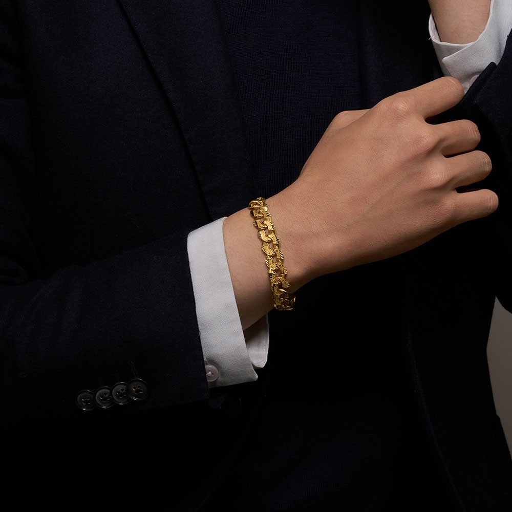 써클 컷팅 라운드 체인 팔찌 요약정보 및 구매