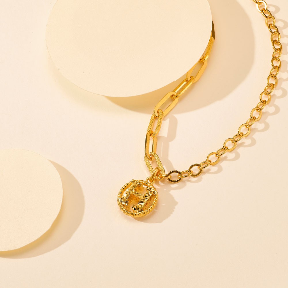 언발 체인 컷팅 H 펜던트 목걸이 요약정보 및 구매