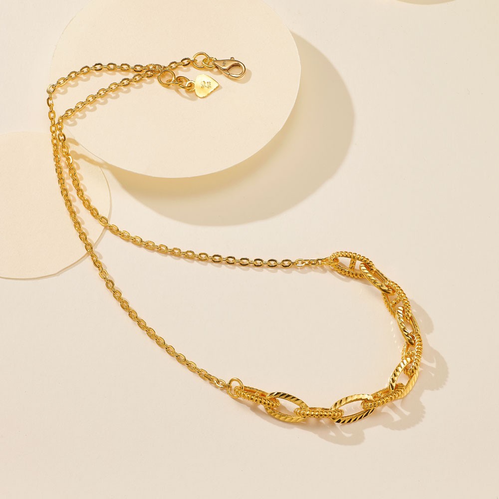 볼드 링크 체인 하프 목걸이 요약정보 및 구매