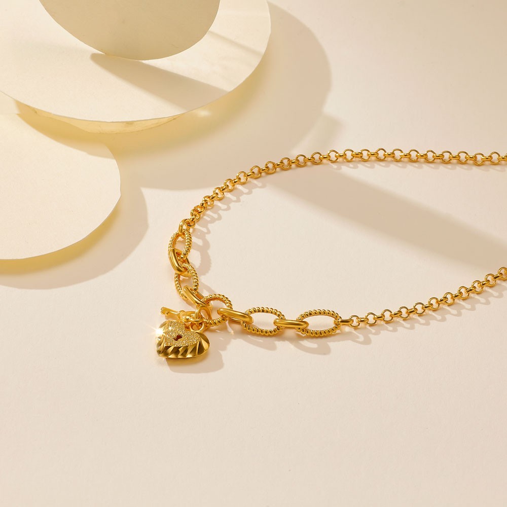 볼륨 하트 자물쇠 목걸이 요약정보 및 구매