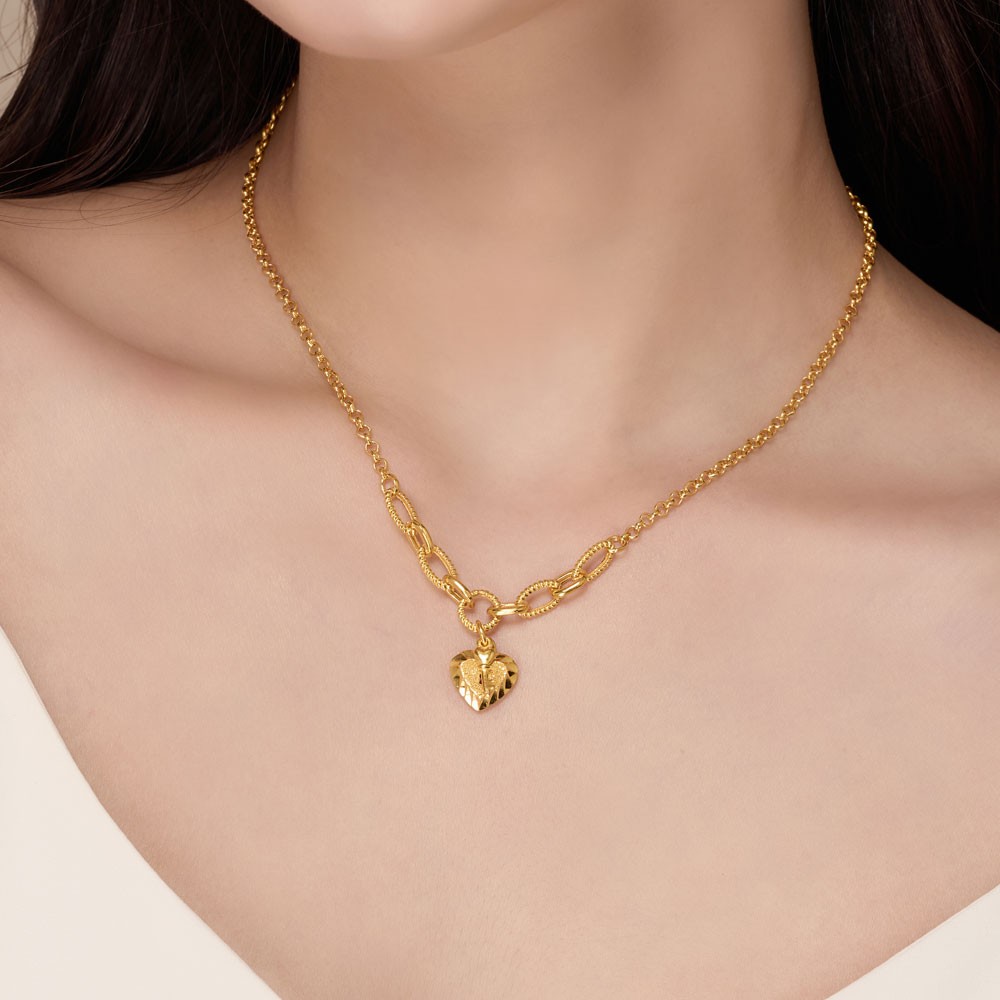 볼륨 하트 자물쇠 목걸이 요약정보 및 구매